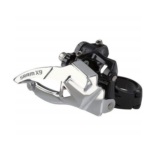 SRAM Front Derailleurs | X9 Top Pull Low Clamp 3x10-Speed, 31.8/34.9mm - Cycling Boutique