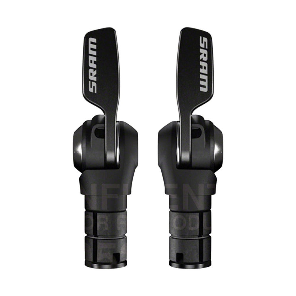 SRAM Aero S-500AL 2x10-speed TT shifters for time trial bikes, featuring aerodynamic design and precise gear control.
