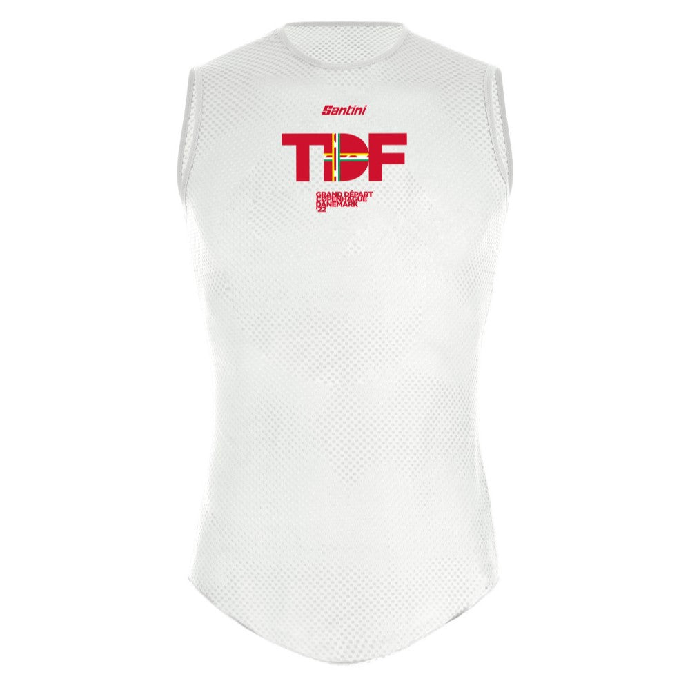 Santini Base Layers | Gran Depart Copenhague, Tour De France Official, Sleeveless - Cycling Boutique