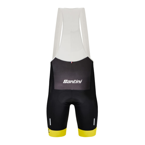 Santini Bibshorts | TDF Overall Leader Official, w/ C3 chamois - Cycling Boutique
