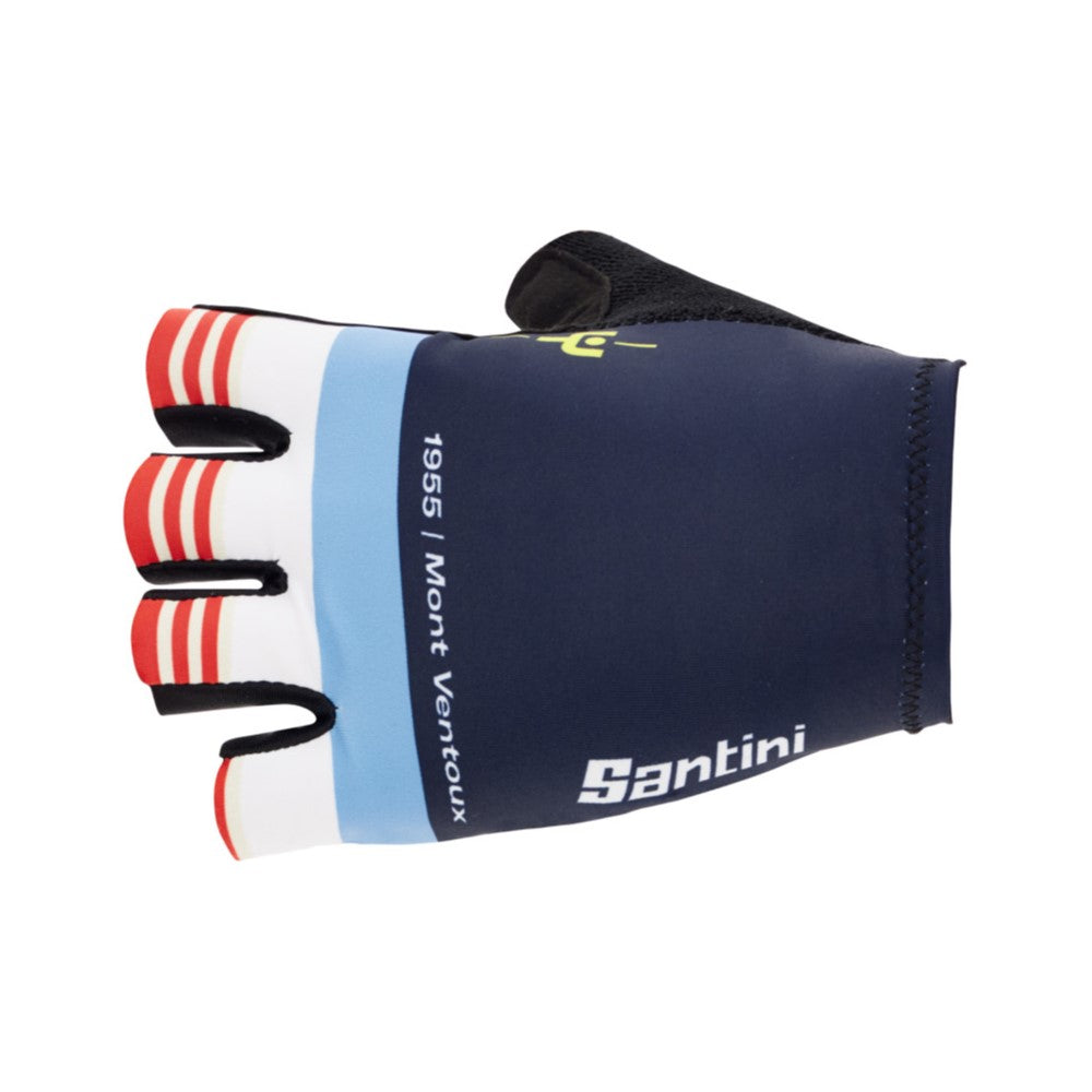 Santini Gloves | TDF MAILLOT JAUNE, M. VENTOUX, Short Finger Glove - Cycling Boutique