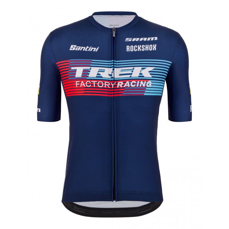 Santini Men's Jersey Half Sleeves | Trek Factory Racing XC, 2023 - Cycling Boutique
