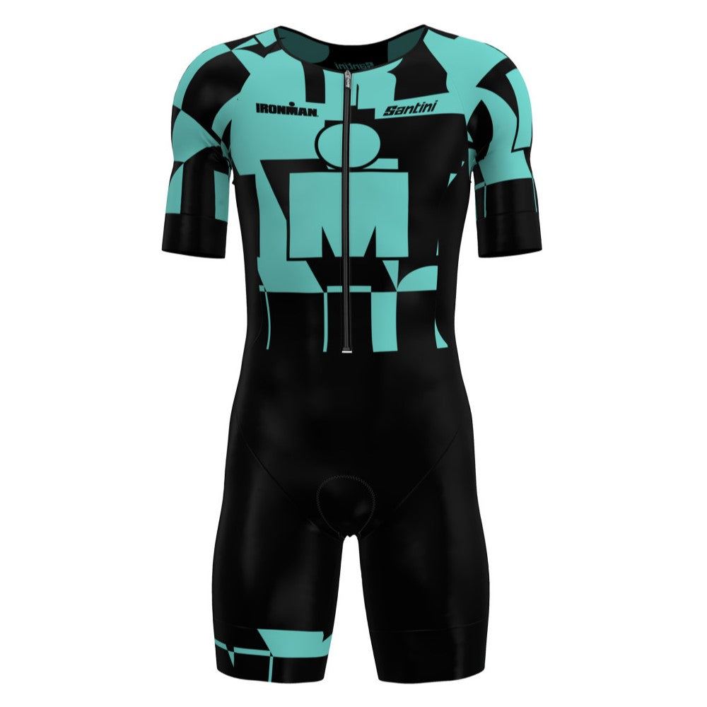 Santini Men's TriSuits | Ironman Enigma Short Sleeves - Cycling Boutique