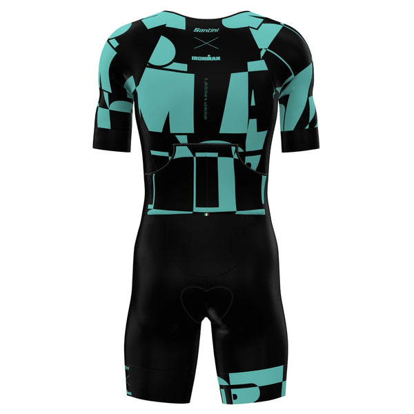 Santini Men's TriSuits | Ironman Enigma Short Sleeves - Cycling Boutique