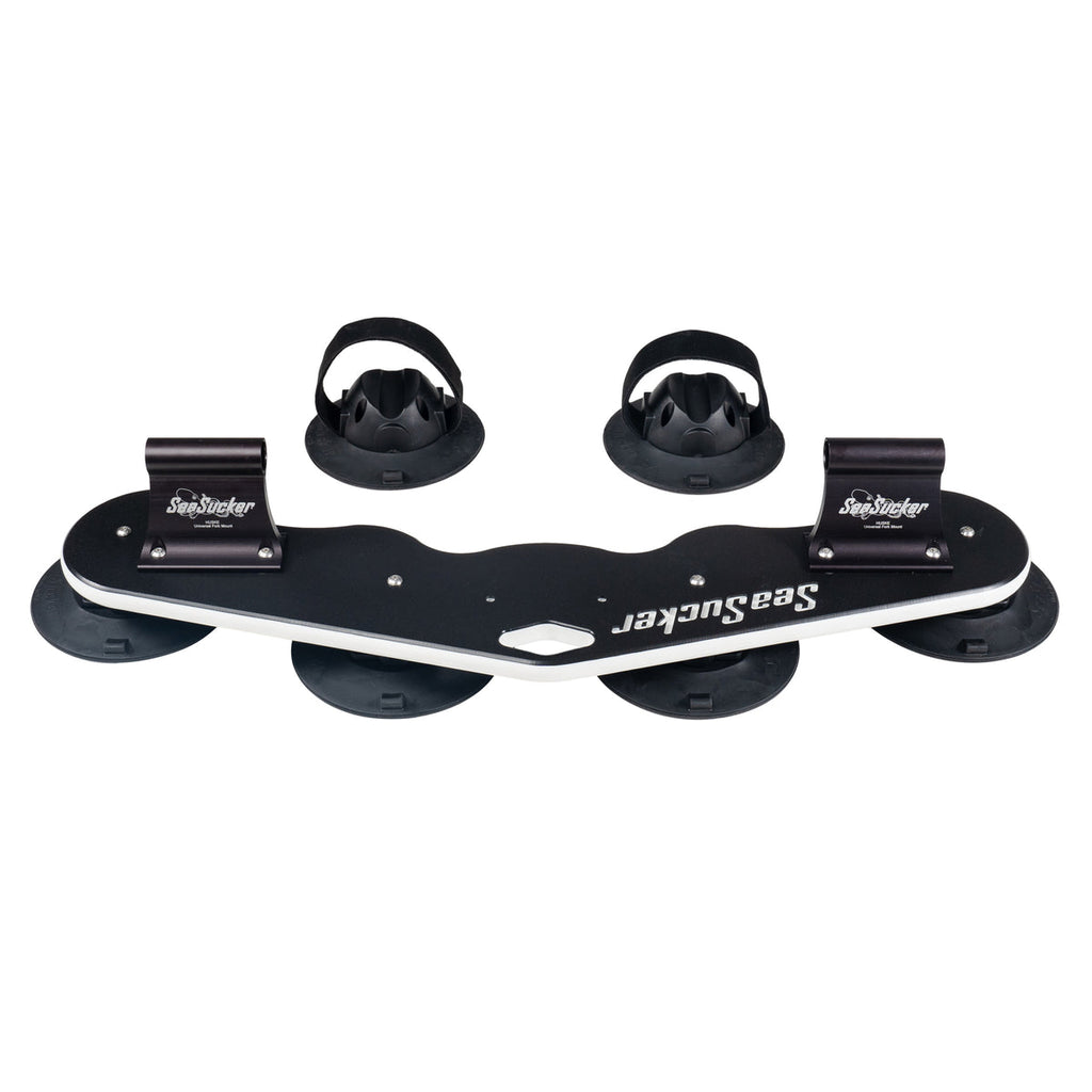 SeaSucker Roof Bike Racks | Mini Bomber 2-Bike, with Rear Wheel Straps - Cycling Boutique