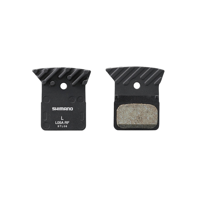 Shimano Disc Brake Pad | Deore XT BP-L05A-RF Resin Pad W/Fin & Spring - Cycling Boutique