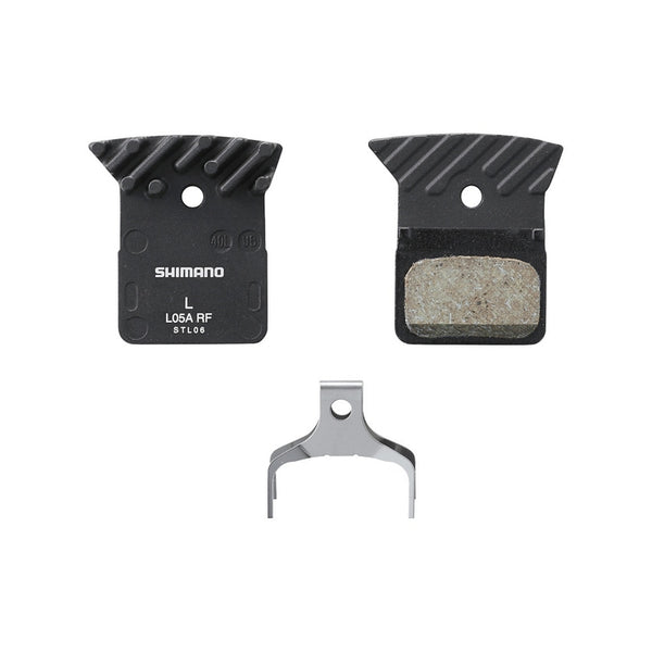 Shimano Disc Brake Pad | Deore XT BP-L05A-RF Resin Pad W/Fin & Spring - Cycling Boutique