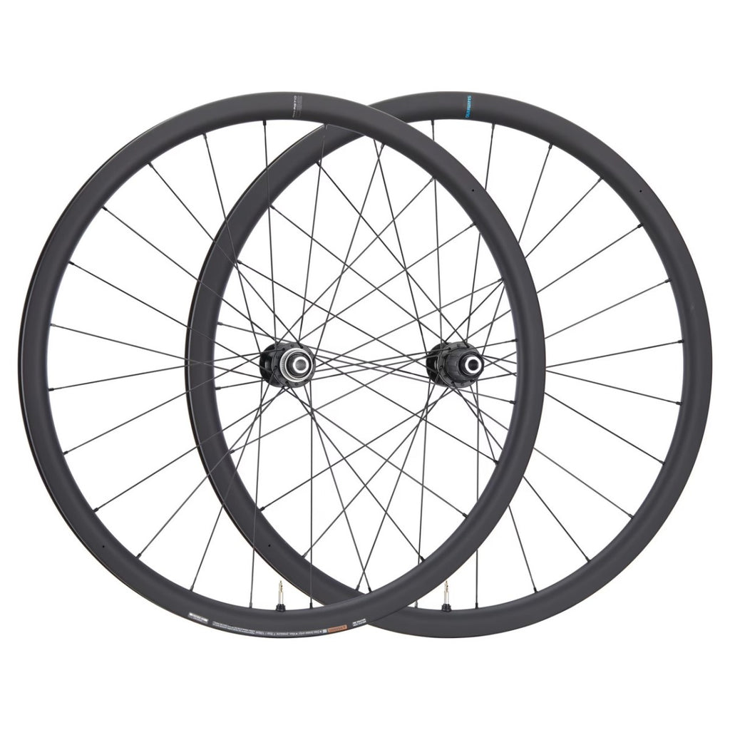 Shimano Road Carbon Wheelset | 105 WH-RS710-C32-TL, for 11/12-Speed, CL Disc Tubeless Ready - Cycling Boutique
