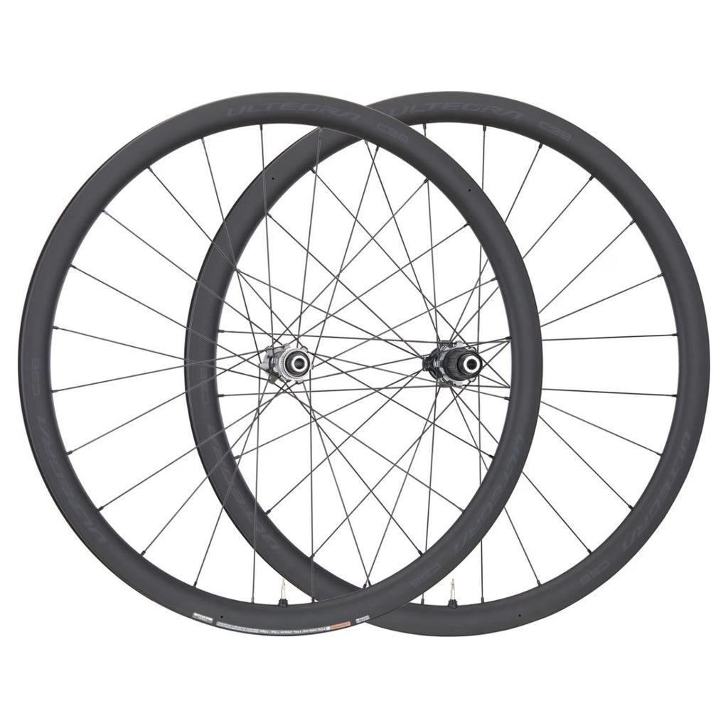 Shimano Road Carbon Wheelset | Ultegra WH-R8170-C36-TL, for 11/12-Speed, CL Disc Tubeless Ready - Cycling Boutique