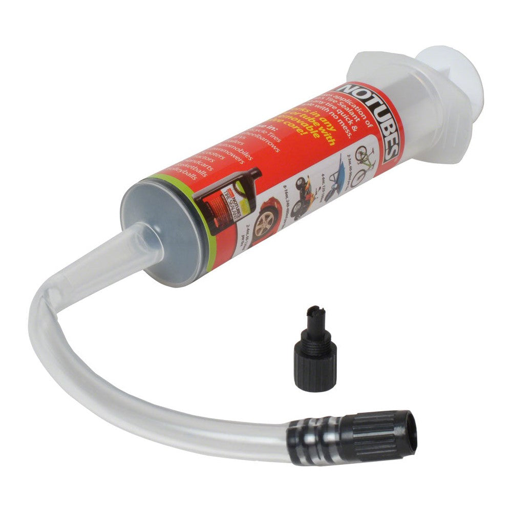 Stan's NoTubes Tire Sealant Injector Syringe, w/ Presta, Schrader Adapters - Cycling Boutique