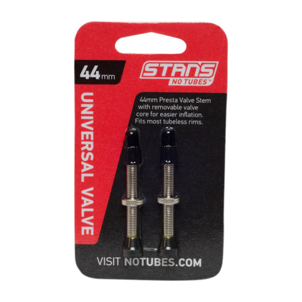Stan's NoTubes Tubeless Valves | Universal Presta Valve Pair, Brass - Cycling Boutique