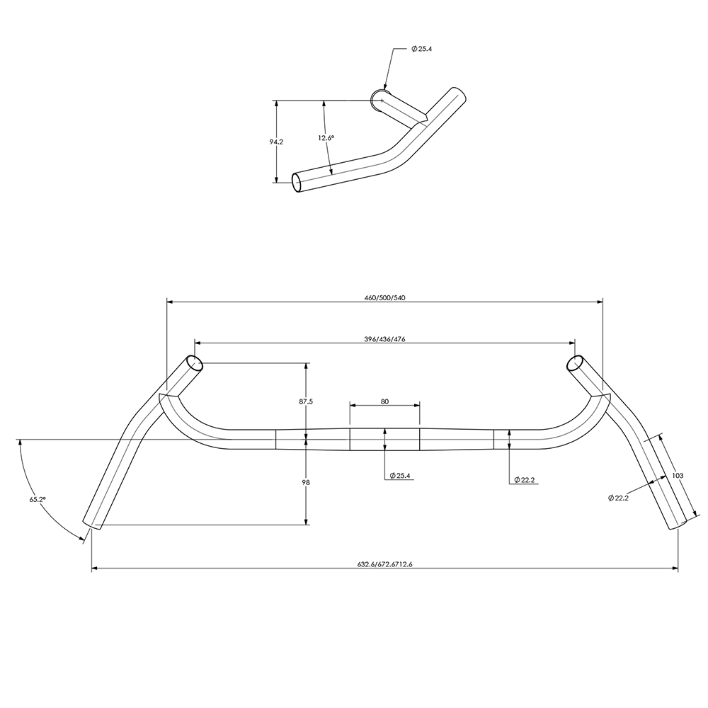 Surly Handlebars | Corner Bar, for Dropbar Mountain Bike | Cycling 