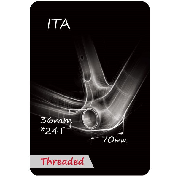 Token Bottom Brackets | Prime TK877ITA, for ITA Frames and Shimano/SRAM GXP Cranks - Cycling Boutique