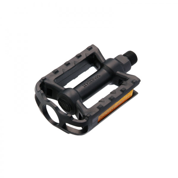 Wellgo Flat Platform Pedals | LU-937NB, Flat, Plastic, Black, Ball-less - Cycling Boutique