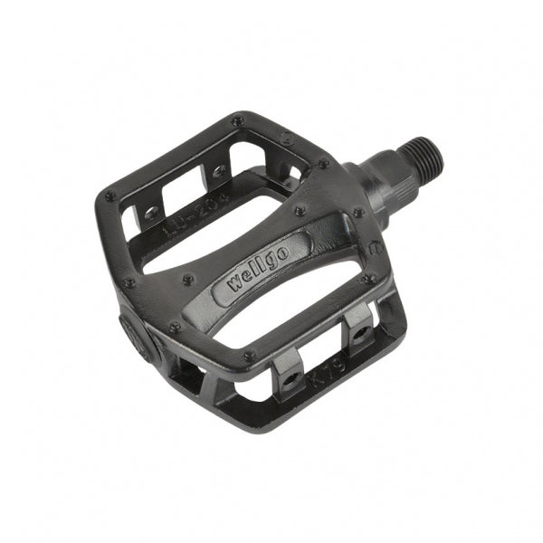 Wellgo Flat Platform Pedals LU-204, Alloy - Main Image