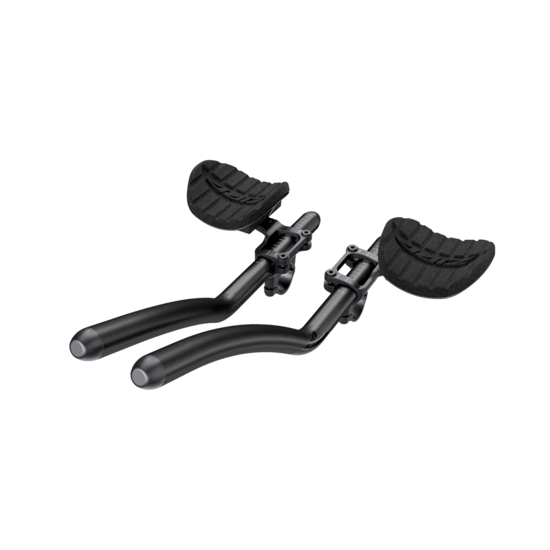 ZIPP TT Handlebars Vuka Clip-on with High/Low Clamp, 110mm Alumina Evo  Extensions