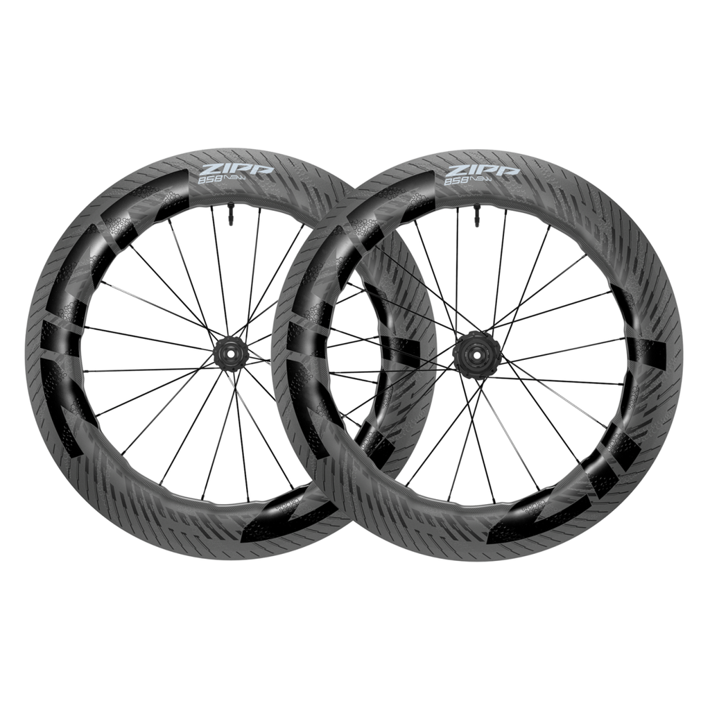 ZIPP Wheels | 858 NSW Carbon, Tubeless Disc-brake, 11-Speed Shimano/SRAM - Cycling Boutique
