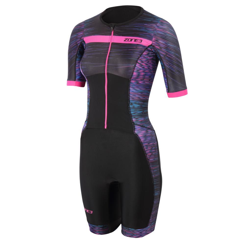 Zone 3 Women's Tri-Suits | Momentum Activate+ Short Sleeve Full Zip - Cycling Boutique