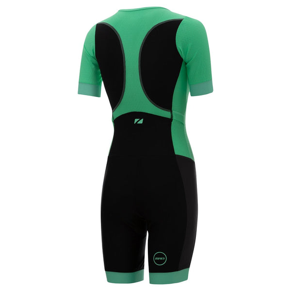 Zone 3 Tri-Suits | Women's Aquaflo Short Sleeve Trisuit - Cycling Boutique