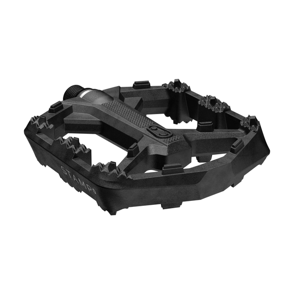 VP Components Flat Platform Pedals | Boron Axle, Nylon, Black, Ball Bearing
