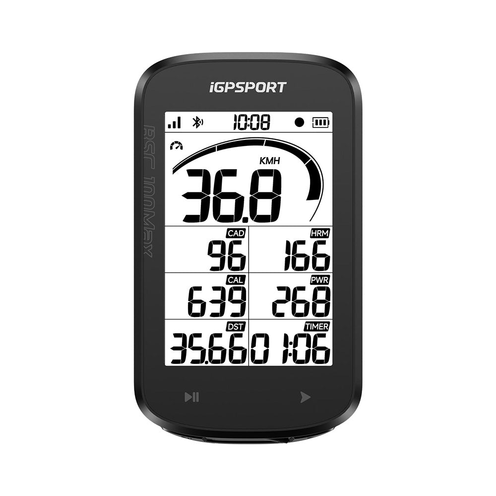 iGPSPORT BSC100Max Lightweight Large-Screen Smart GPS Bike Computer