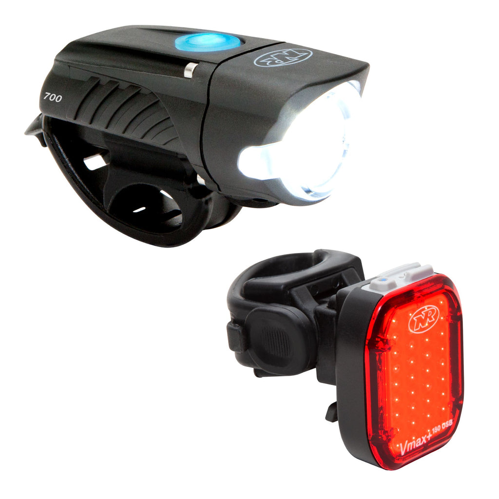 NiteRider USA Light Combo | Swift 700 & Vmax+ 180 (Front & Rear Lights)