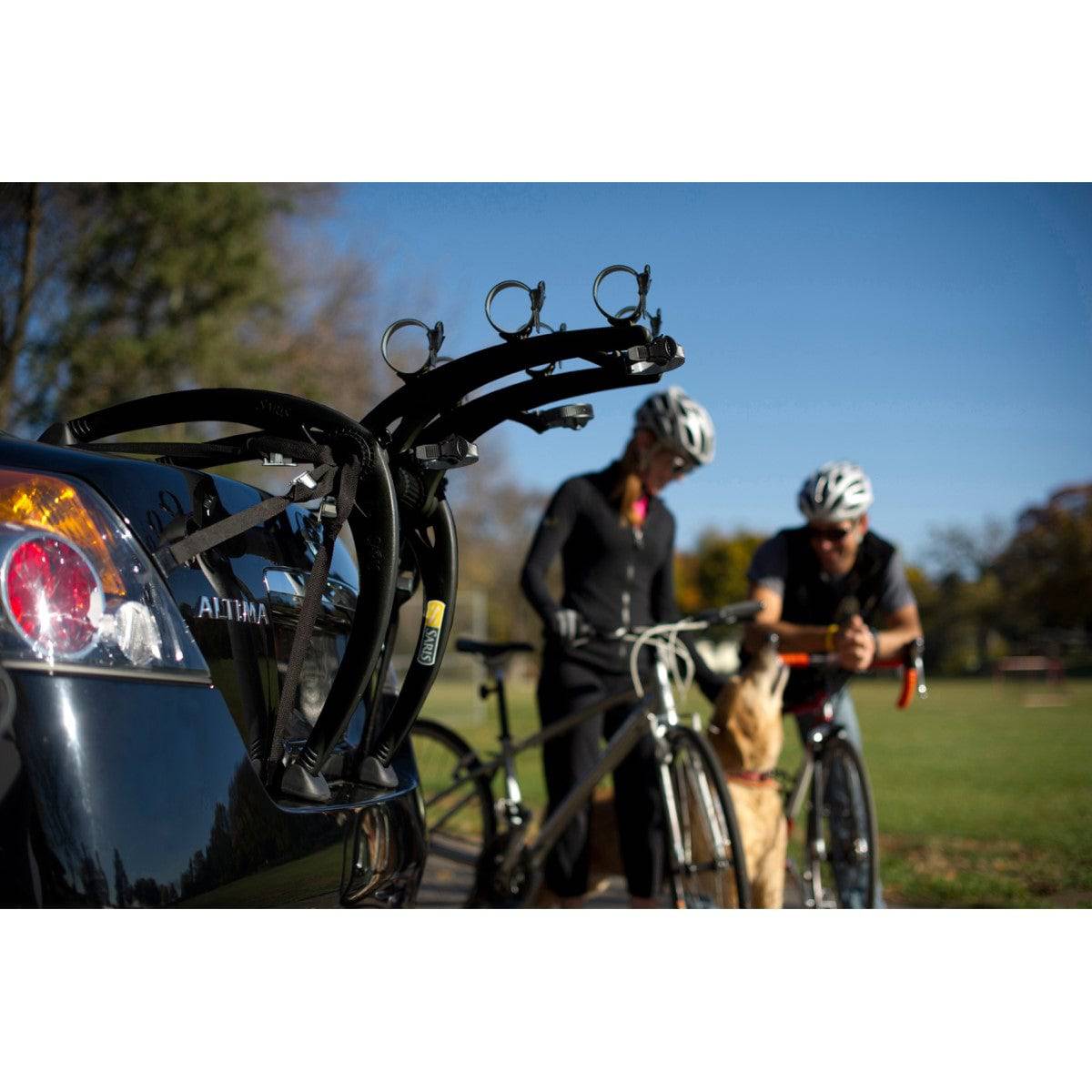 3 Bike Trunk Rack Rental Service / Car Rack / Saris USA Trunk Bike Rack | Bones 3, for 3 ...