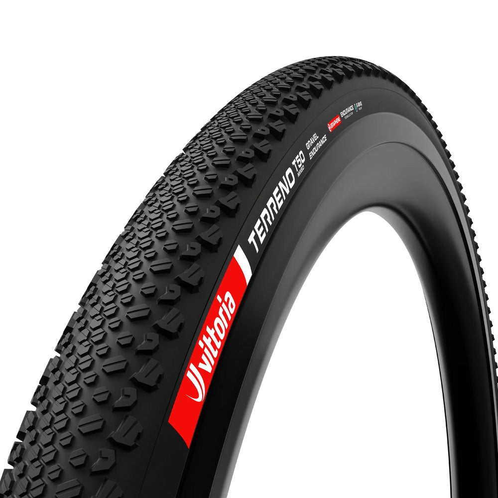 Vittoria Gravel Tires | Terreno T50 Mixed Gravel Endurance, Folding, Tubeless Ready