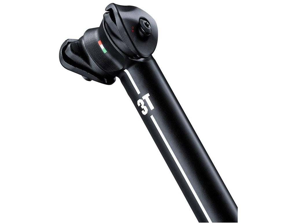 3T Seatposts | Stylus 25 Pro, Zero Offset, Black, 350mm - Cycling Boutique