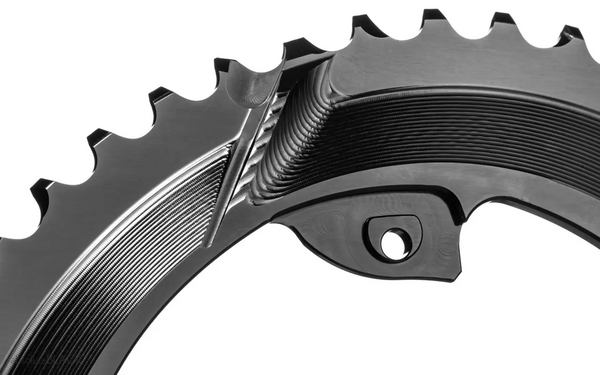 Absolute Black Chainrings | Oval Sub Compact Gravel/Road Chainring 2X 110/4 - Cycling Boutique