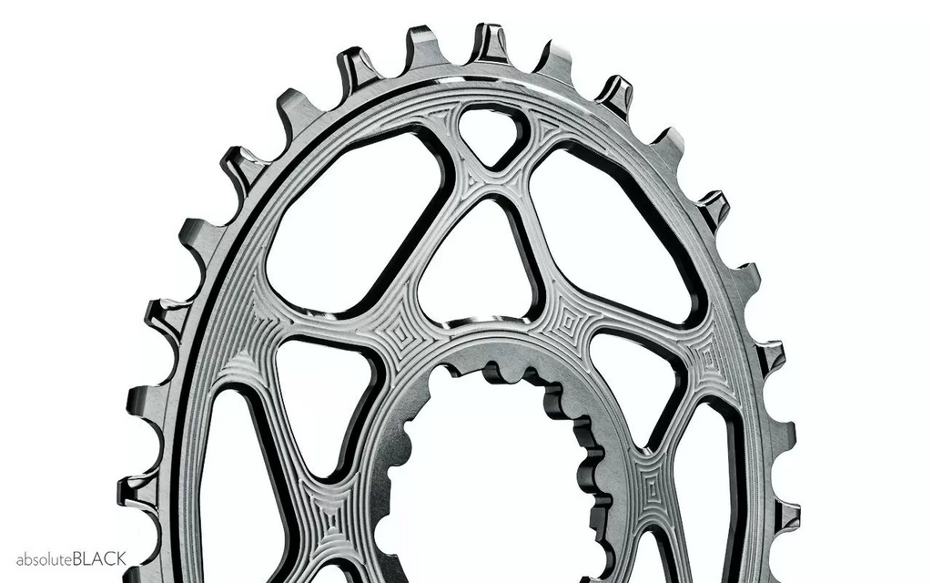 Absolute Black Oval MTB Chainring 1x SRAM DM BOOST148 3mm Offset
