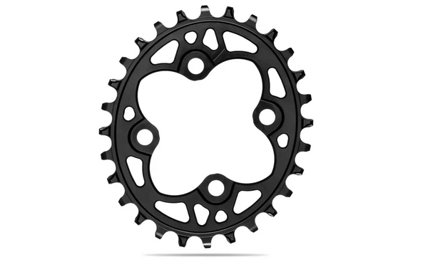 Absolute Black Oval MTB Chainring 1x Shimano 104 & 64BCD - Cycling Boutique