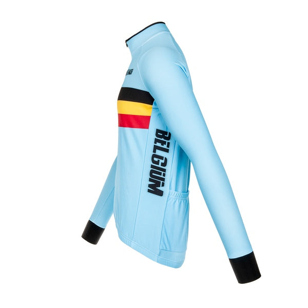 Bioracer Jersey | Belgium Bodyfit Long Sleeve Tempest 2.0 - Cycling Boutique
