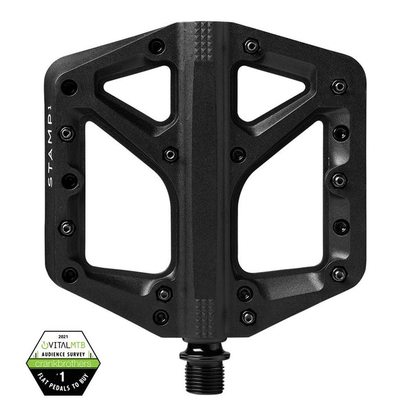 CrankBrothers Flat Platform Pedals | Stamp 1 Large - Cycling Boutique