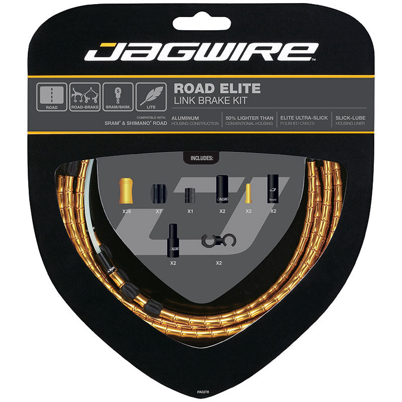 Jagwire Cables | Elite Link Brake Kit Road DIY RCK700 - Cycling Boutique