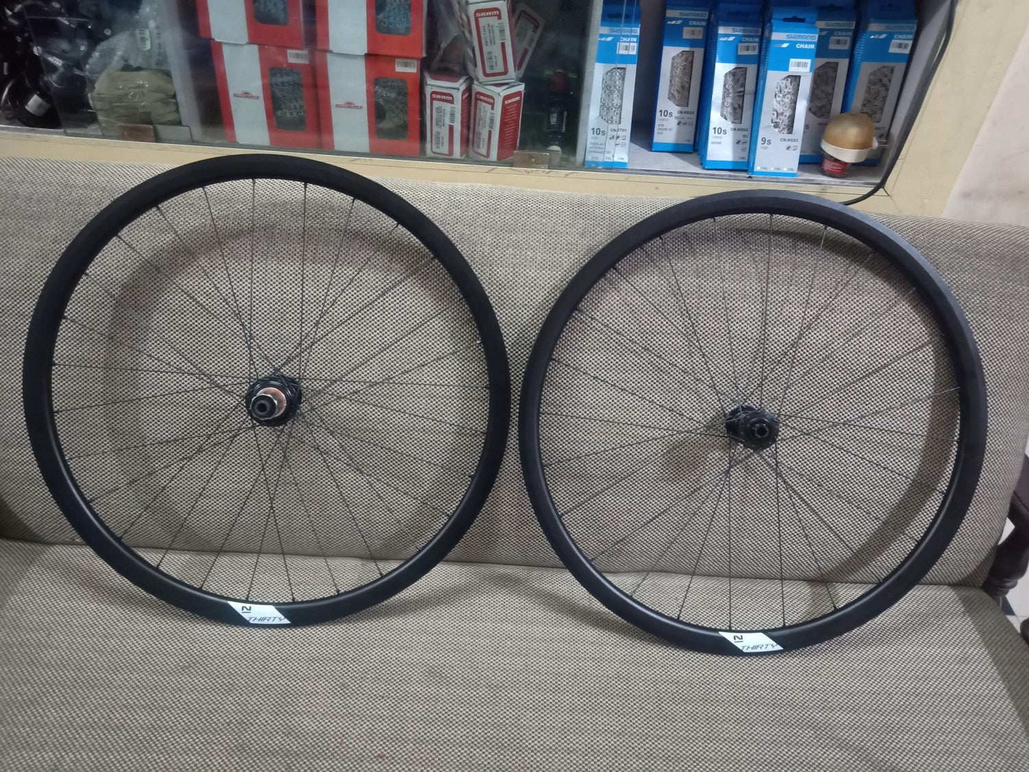 Novatec Forward Rims Novatec Road Disc Wheelset, 700c | Clincher, 30mm Rims, Alloy, Center ...