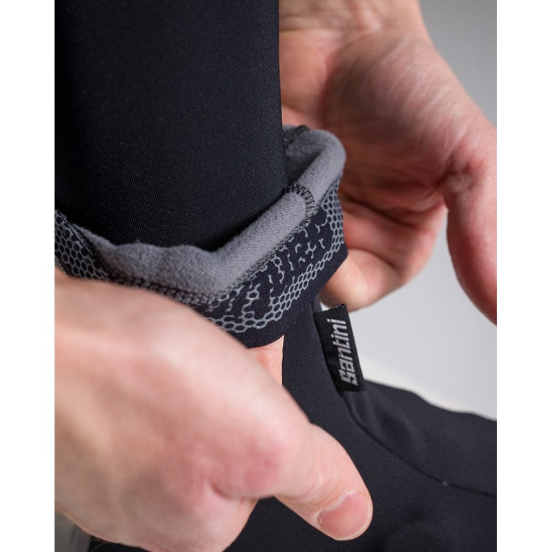 Sur-chaussures Vélo Santini 365 – Noires – Taille XS – Déperlantes – Néoprène