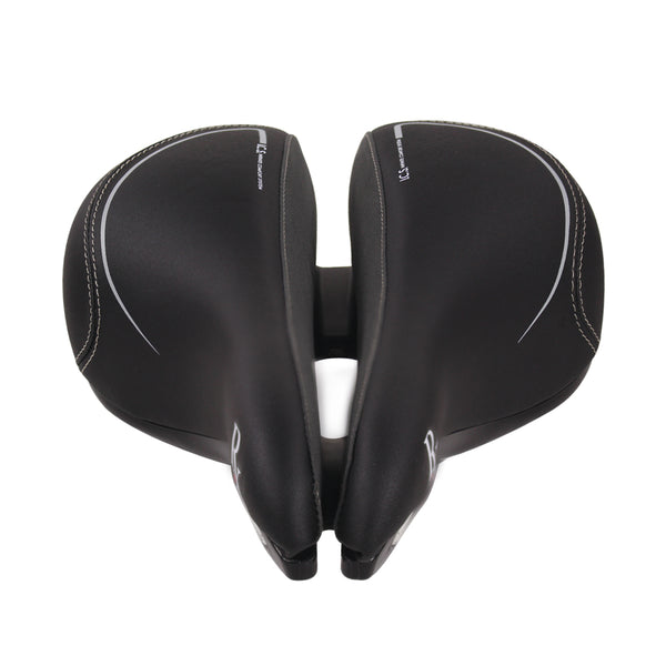 Serfas Saddle RX-921V Men’s Road/MTB Comfort w/ Anti-Microbial Microfiber Cover - Cycling Boutique