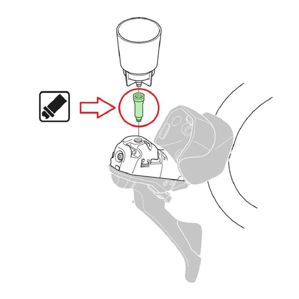 Shimano Disc Brake Bleed Funnel Adapter and O-Ring | Dura Ace ST-R9120 - Cycling Boutique