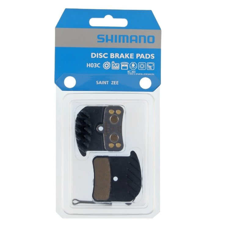 Shimano Disc Brake Pads H03C Metal Pad w/Fin Spring w/Split Pin (IBPH03CMFA)