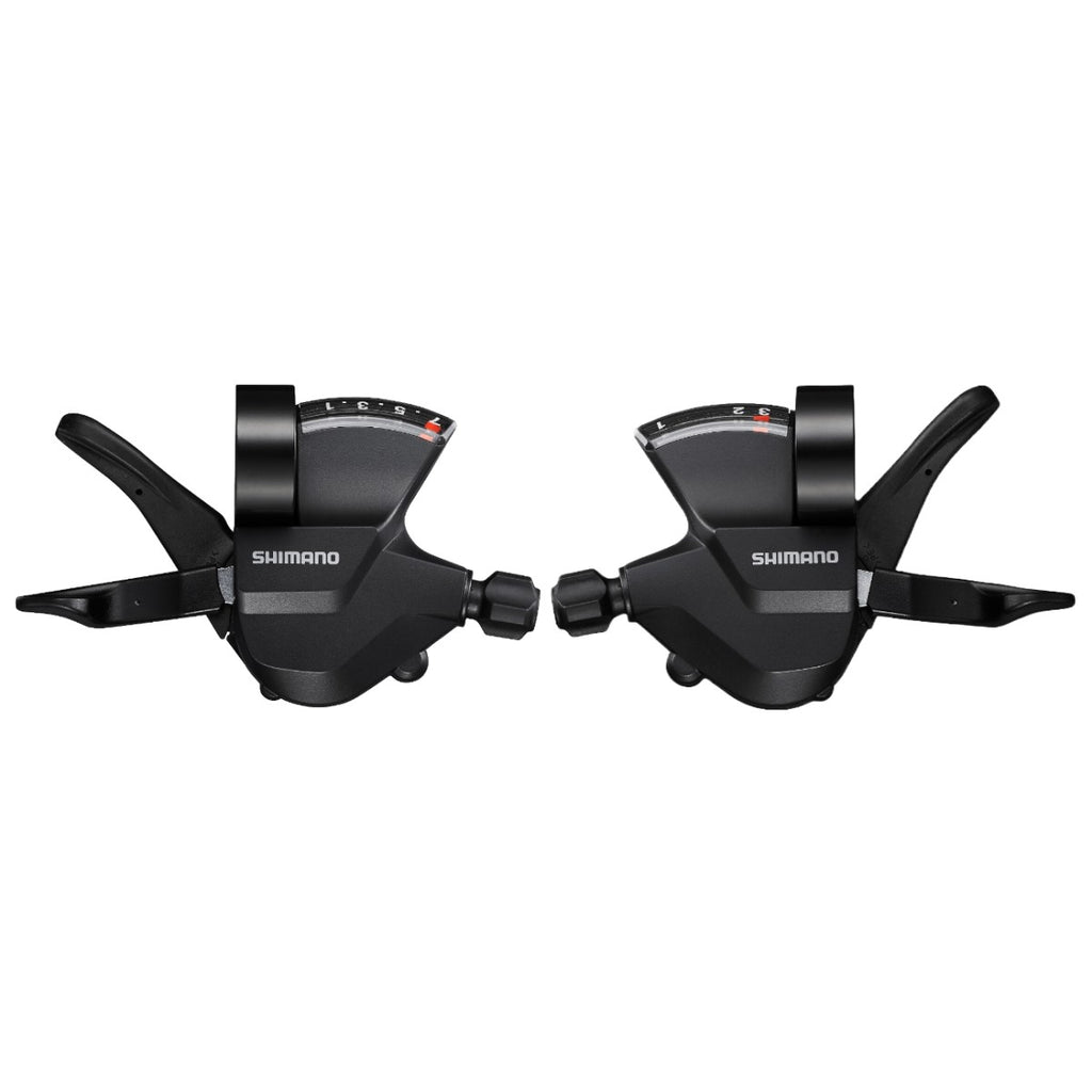 Shimano Shifters | SL-M315, 3x7-Speed, Rapidfire Plus, w/ Optical Gear Display - Cycling Boutique