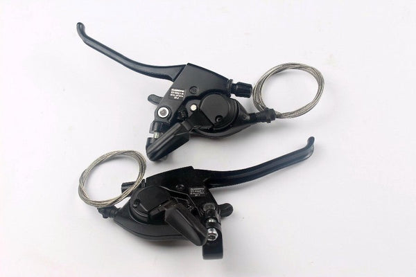 Shimano Flatbar Shift/Brake Lever Set | ST-R221 & ST-R225, 3x8-Speed - Cycling Boutique