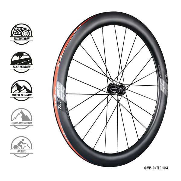 Vision USA Wheelset | SC 55 Carbon, Disc Brake - Cycling Boutique
