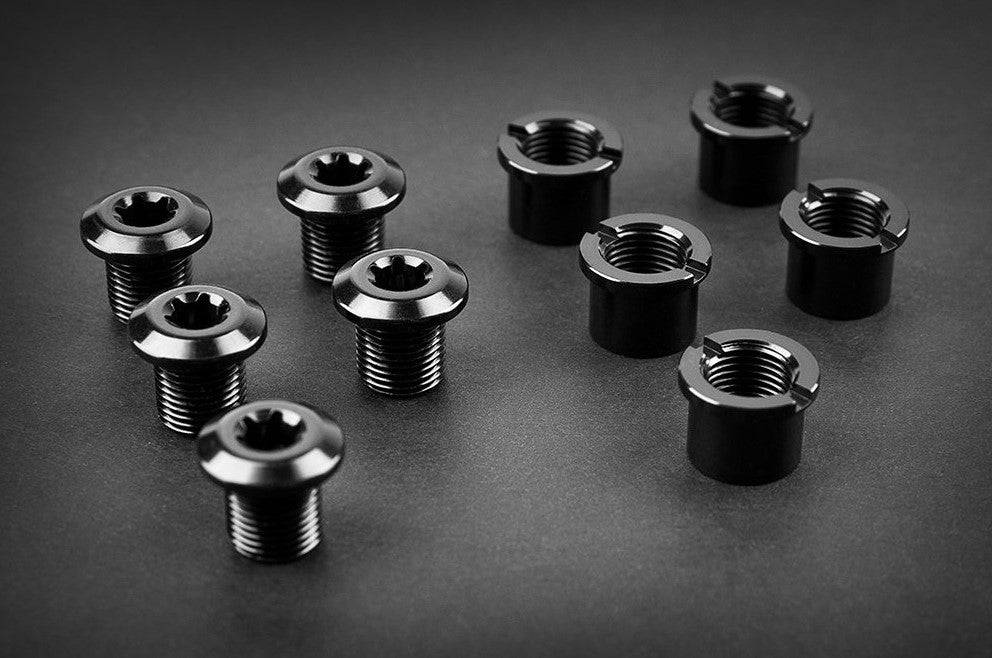 Absolute Black Chainring Bolts+Nuts - Cycling Boutique