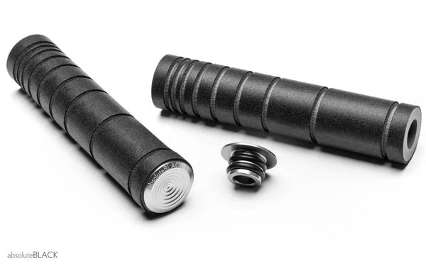 Absolute Black MTB Silicone Grip (With Bar Plugs) - Cycling Boutique