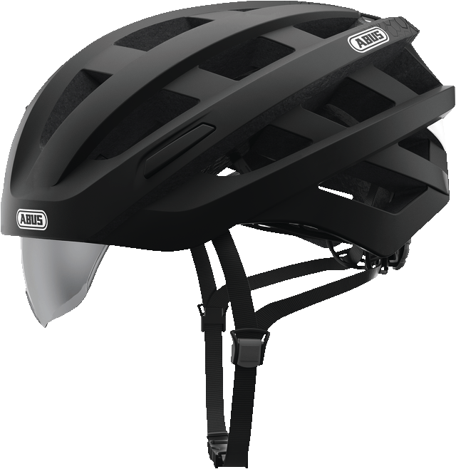 Abus Road Cycling Helmet In Vizz Ascent with integrated and fully retractable visor Cycling Boutique