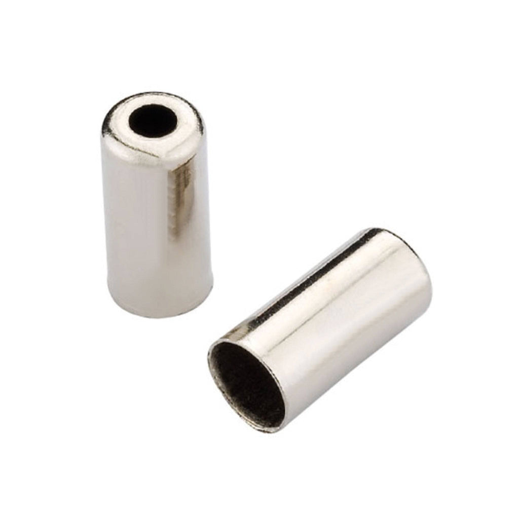 Ashima Brake Ferrule | for Brake Outer Cable, Brass Chrome Plated, 5.1mm - Cycling Boutique
