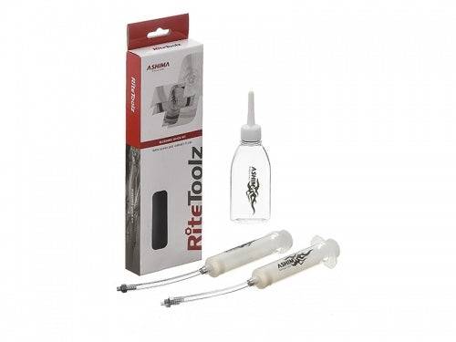 Ashima Bleed Kit | for Ashima PCD Brakes (Bundle with 60ml Mineral Oil) - Cycling Boutique