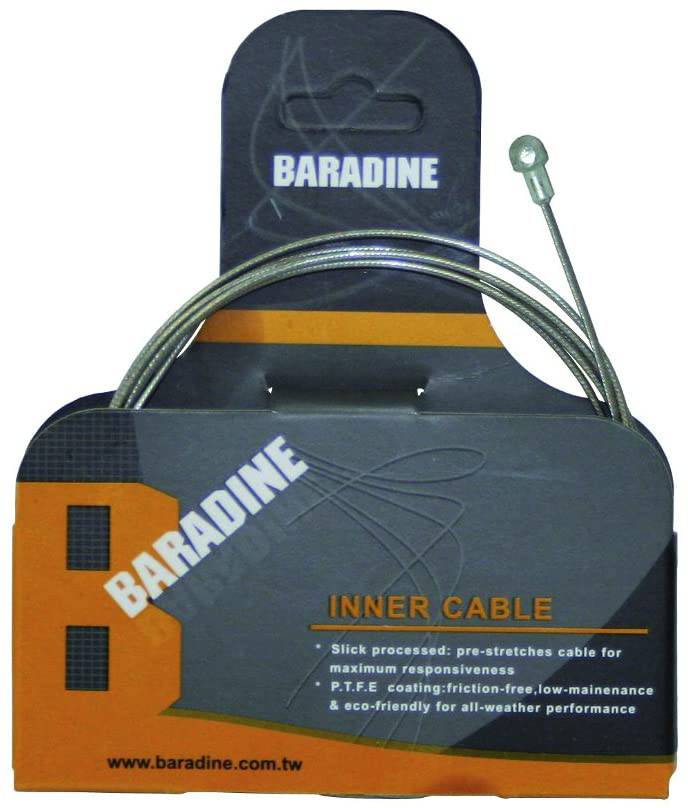 Baradine Brake Cable | 1.7m PC Stainless-Steel Slick Treatment (BI-S-SS-01) - Cycling Boutique
