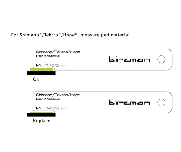 Birzman Brake Pad Wear Indicator | BM20-BPWI-CC - Cycling Boutique